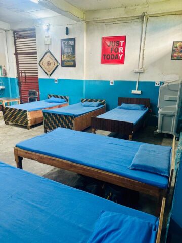 Group Bed Room at Simran New Life Foundation Nasha Mukti kendra