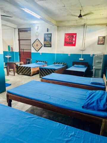 Group Bed Room at Simran New Life Foundation Nasha Mukti kendra